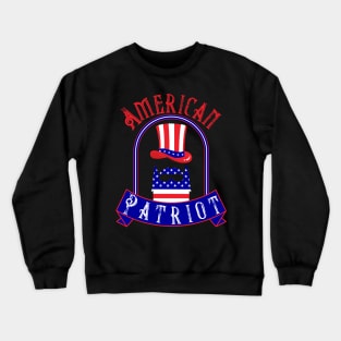 American Patriot - America - Funny Crewneck Sweatshirt